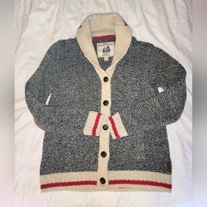 Roots Cabin Shawl cardigan sweater sz large gender free